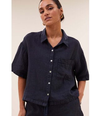BY-BAR AMSTERDAM Mara linen blouse