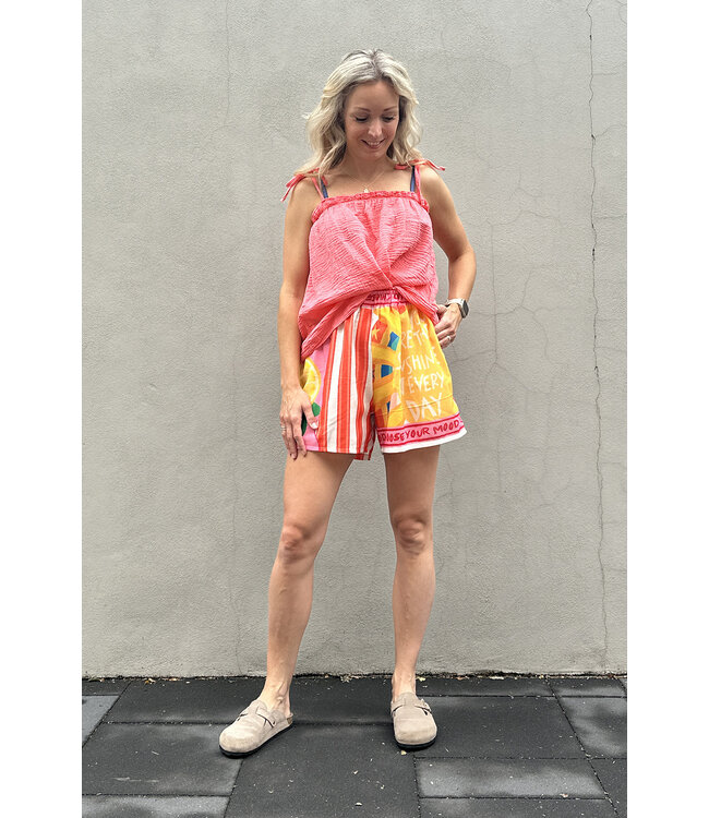 VROUW Limited 8503 Top gauze coral