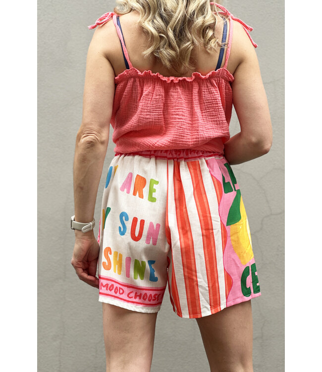 VROUW Limited 8503 Top gauze coral