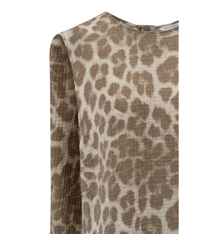 Yaya 01-701311-507 Sleeveless top with print