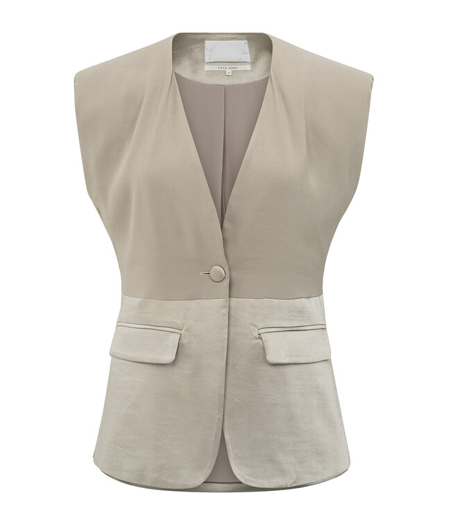 Yaya 01-501068-507 Blazer with satin details