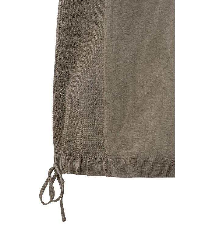 Yaya 01-000479-507 Sleeveless top with lines