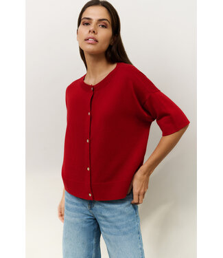 Yaya Oversized fine cardigan