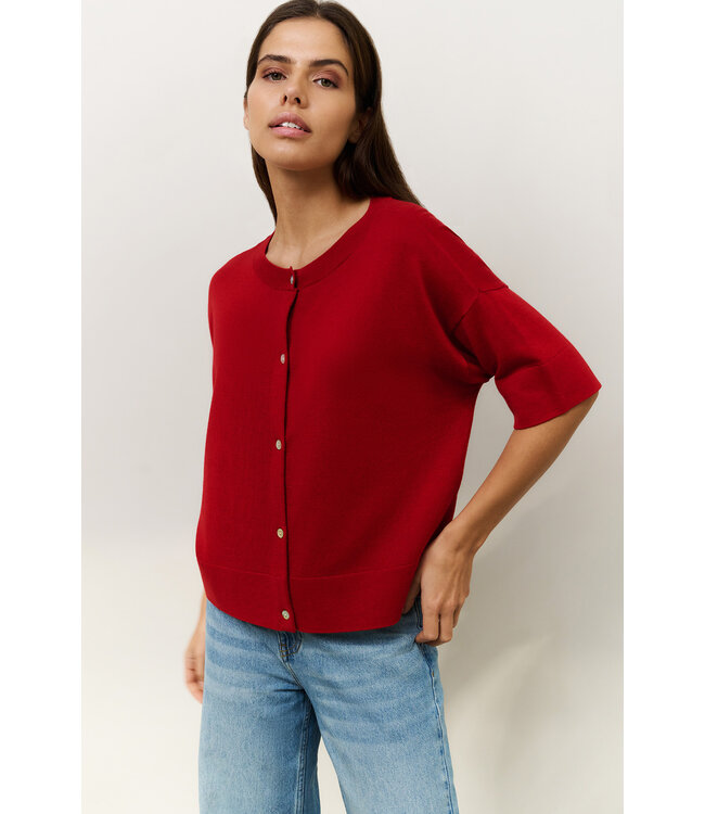 Yaya 01-010112-507  Oversized fine cardigan