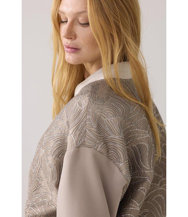 Summum Woman 1s1256-11680 Bombervest jacquard foam