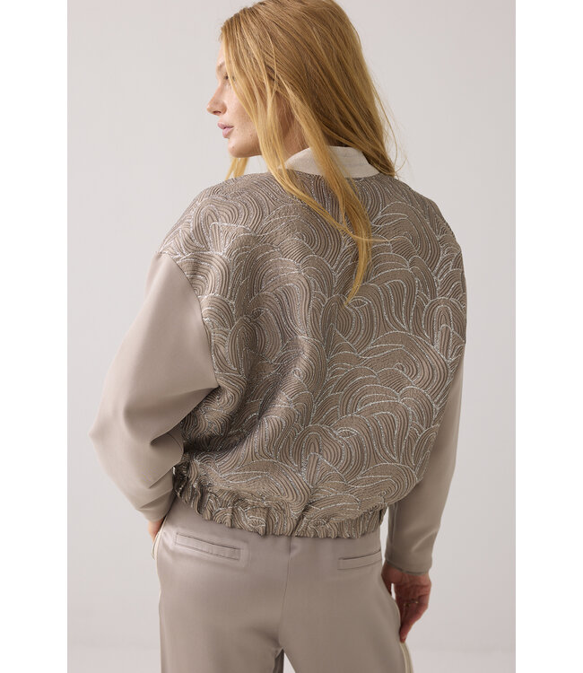 Summum Woman 1s1256-11680 Bombervest jacquard foam