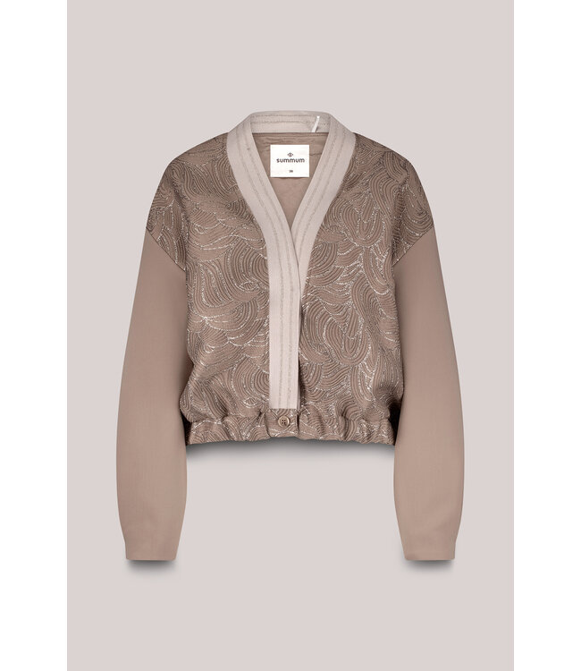 Summum Woman 1s1256-11680 Bombervest jacquard foam