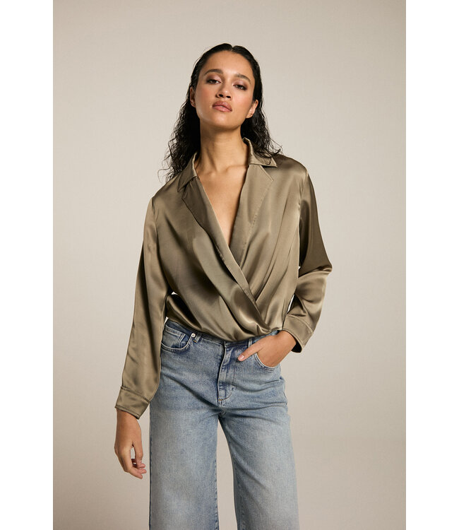 Homage H-CW25M24 Cross Over Blouse