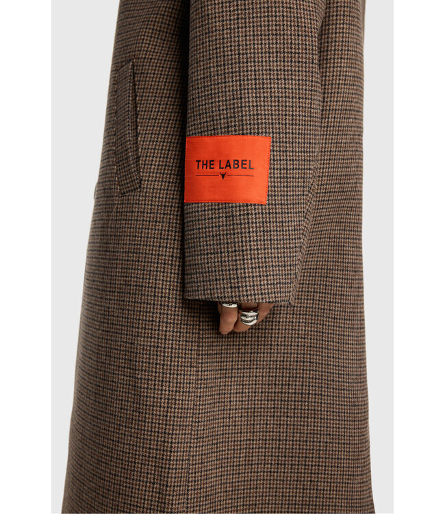 Alix the Label 2508508325 checked coat