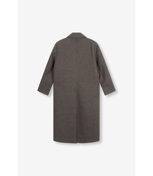 Alix the Label 2508508325 checked coat