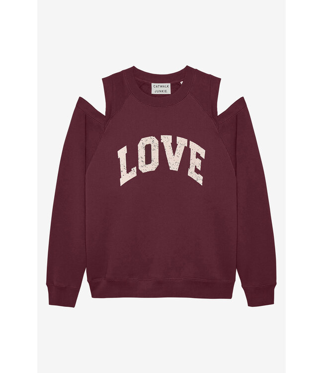 Catwalk Junkie 2503020608 Graphic sweater with cut out