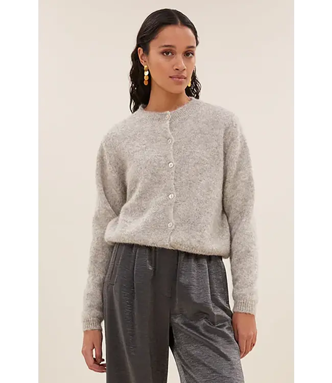 BY-BAR AMSTERDAM 25514004 cleo natural cardigan