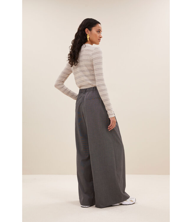 BY-BAR AMSTERDAM 25511004 basic ls pearl stripe top