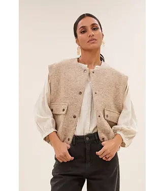BY-BAR AMSTERDAM maggie sleeveless jacket