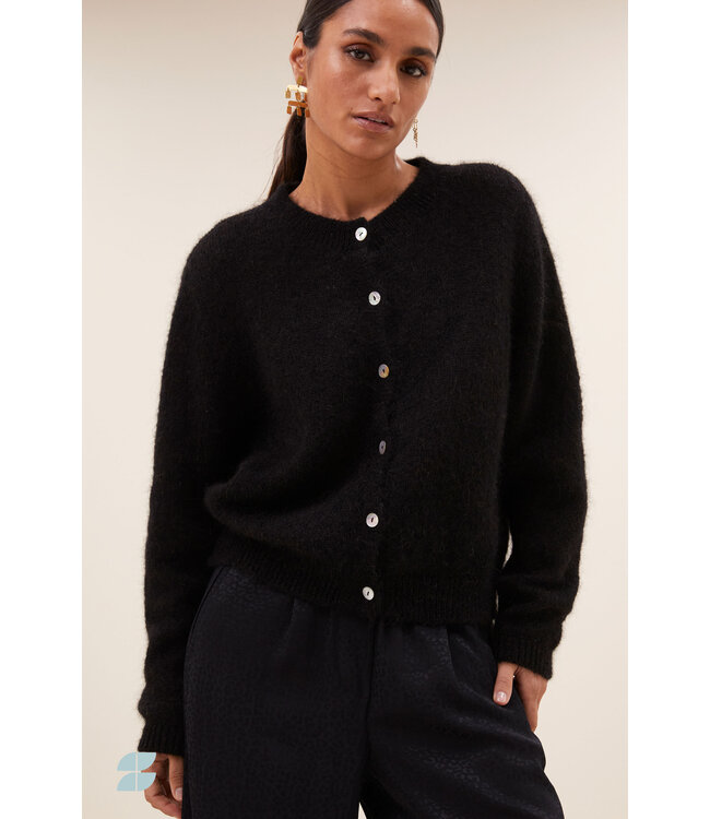 BY-BAR AMSTERDAM cleo natural cardigan