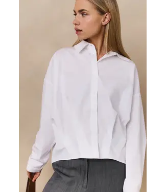 Yaya Poplin blouse