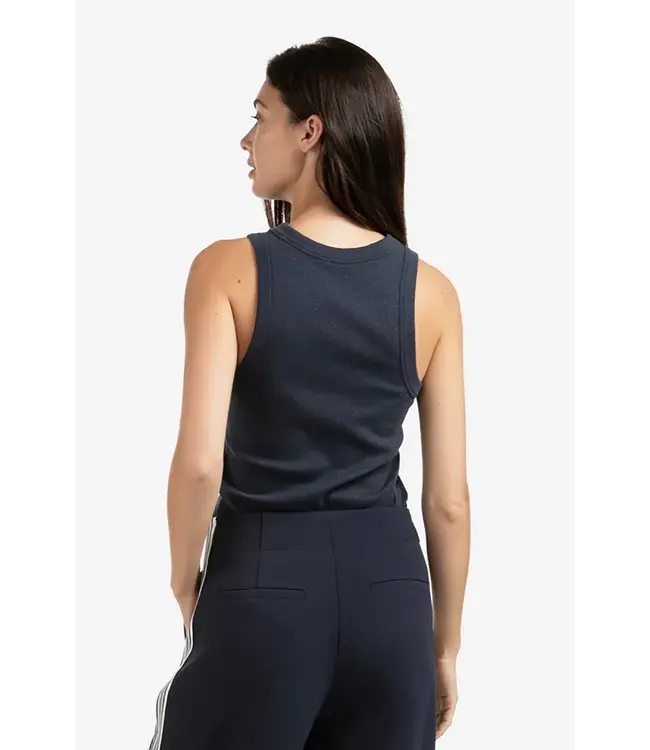 Yaya 01-729044-508 Rib singlet with metallic glit