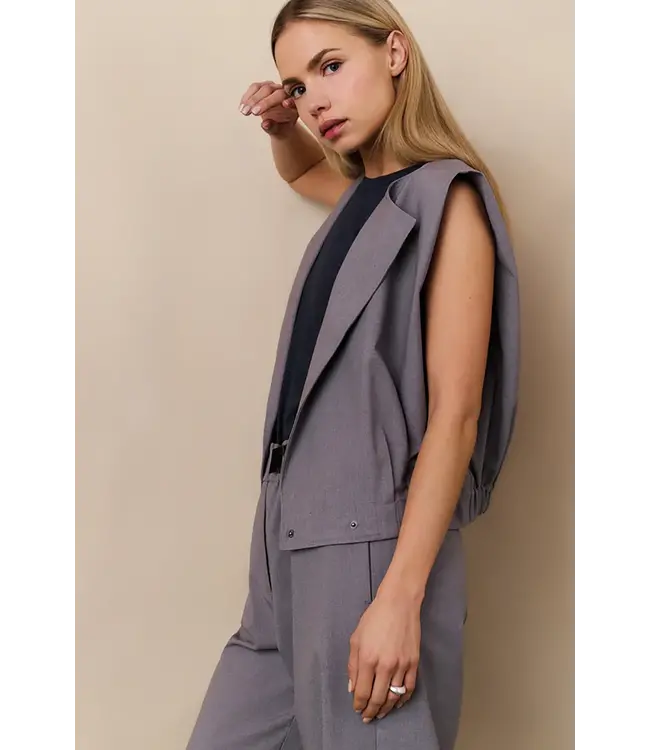 Yaya 01-511040-508 Loose fit gilet