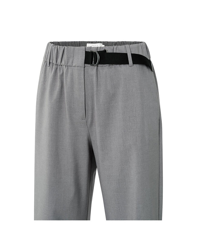 Yaya 01-301218-508 Woven wide leg trousers with e