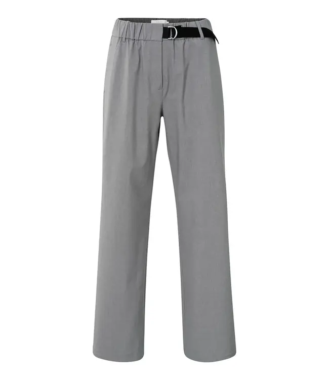 Yaya 01-301218-508 Woven wide leg trousers with e