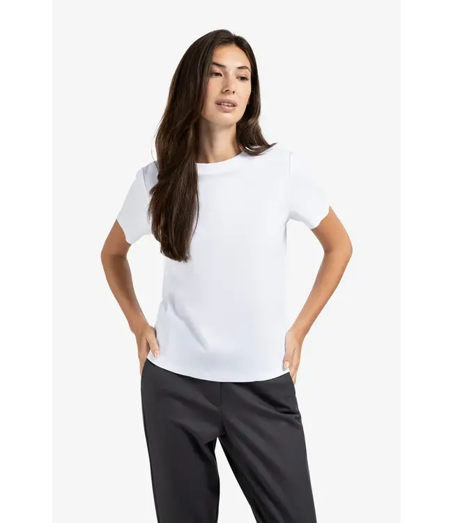 Yaya 01-719075-508 T-shirt with stitch details