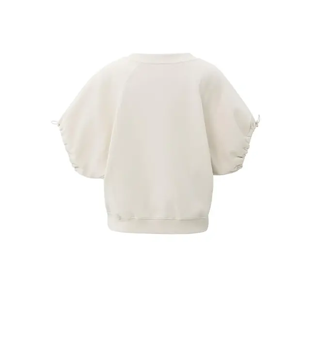 Yaya 01-109091-508 V-neck sweatshirt with elastic