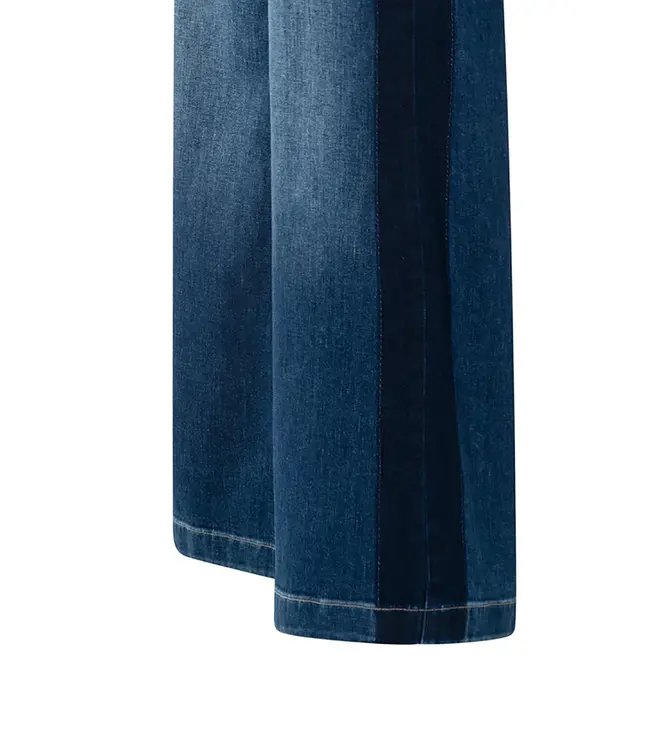 Yaya 01-311117-508 Hw wide denim w. tape - L32