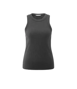 Yaya Rib singlet with metallic glit