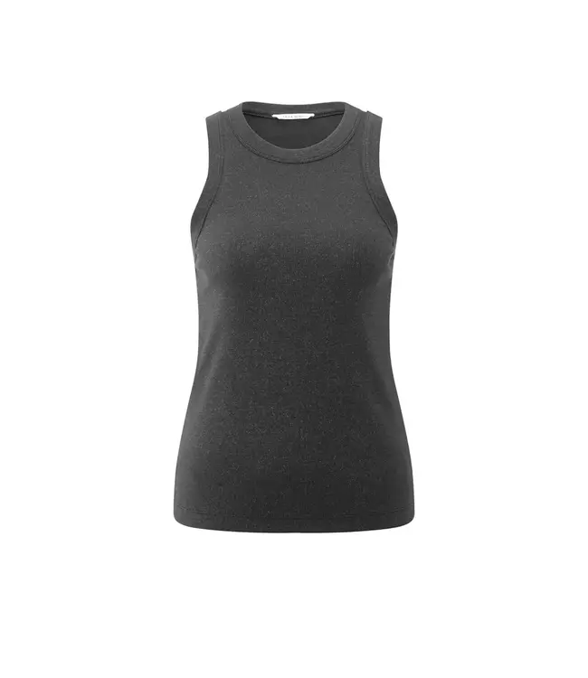Yaya 01-729044-508 Rib singlet with metallic glit