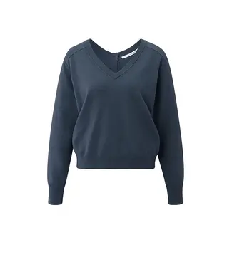 Yaya Double v-neck sweater