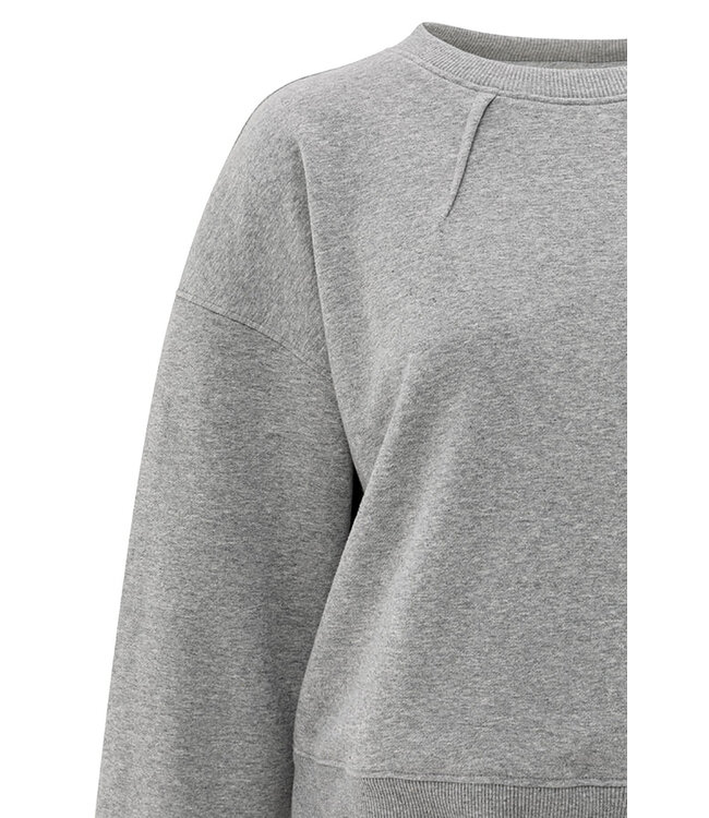 Yaya 01-109094-508 Sweatshirt with pleat detail