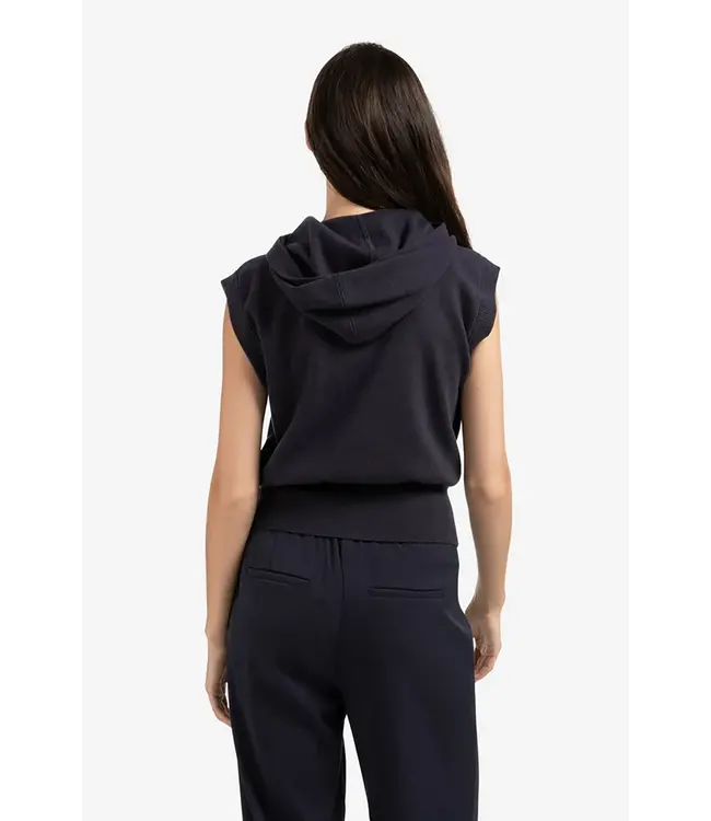 Yaya 01-010116-508 Sleeveless knitted hoody