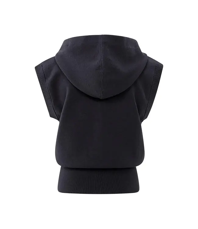 Yaya 01-010116-508 Sleeveless knitted hoody