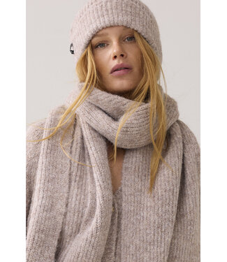 Summum Woman Scarf cozy melange knit