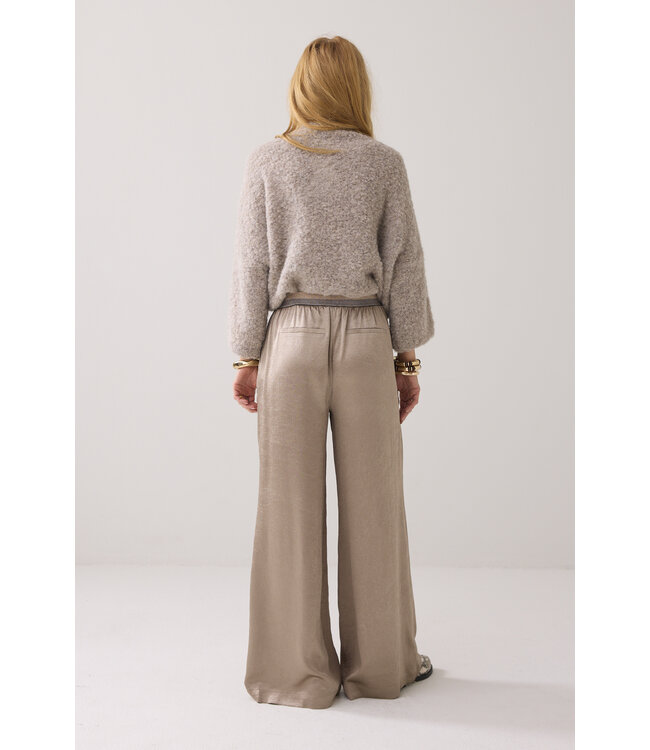 Summum Woman  Trousers Crinkle satin