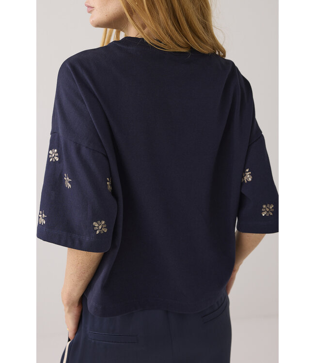 Summum Woman 3s5201-30656 Embellished shortsleeve