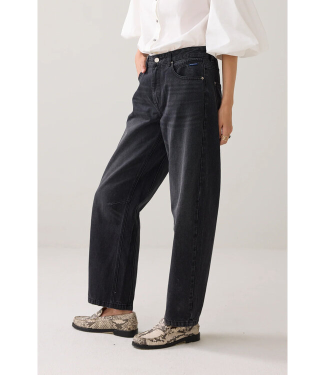 Summum Woman 4s2746-5181 Cocoon fit black cotton jeans