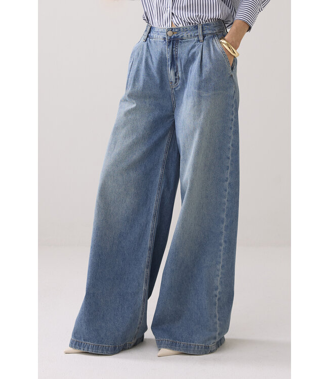 Summum Woman 4s2823-5169 Ultra-wide-leg jeans