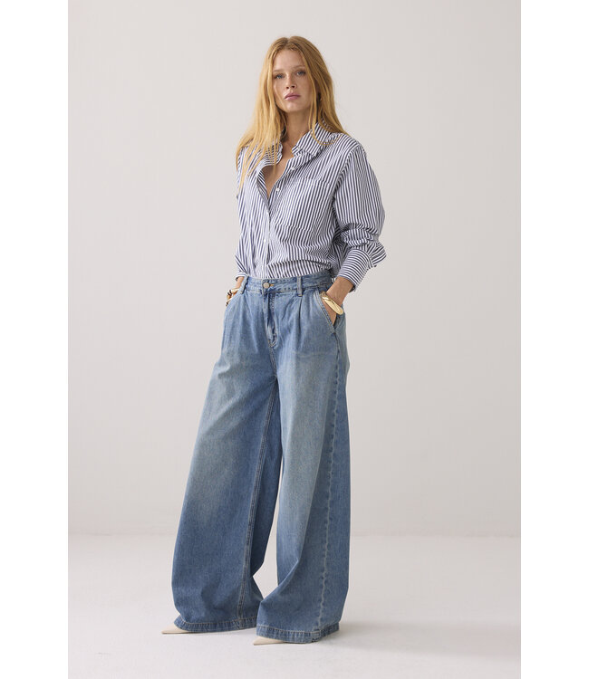 Summum Woman 4s2823-5169 Ultra-wide-leg jeans