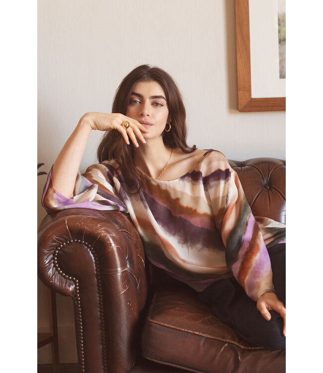 Summum Woman Top wide Zigzag