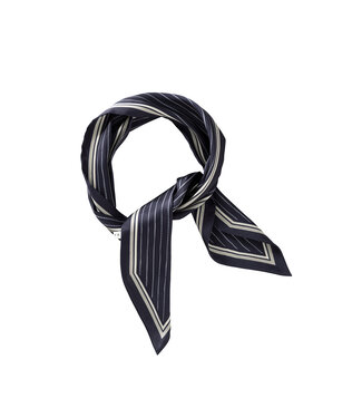Yaya Striped small scarf