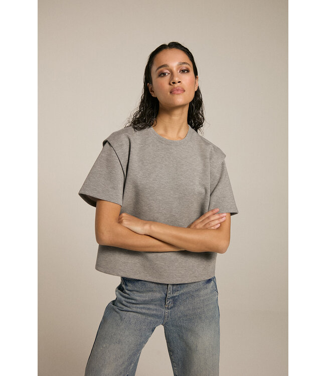 Homage Top With Shoulder Detail