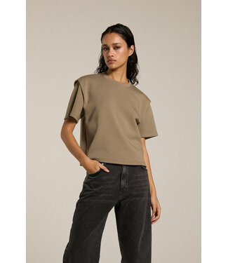 Homage Top With Shoulder Detail