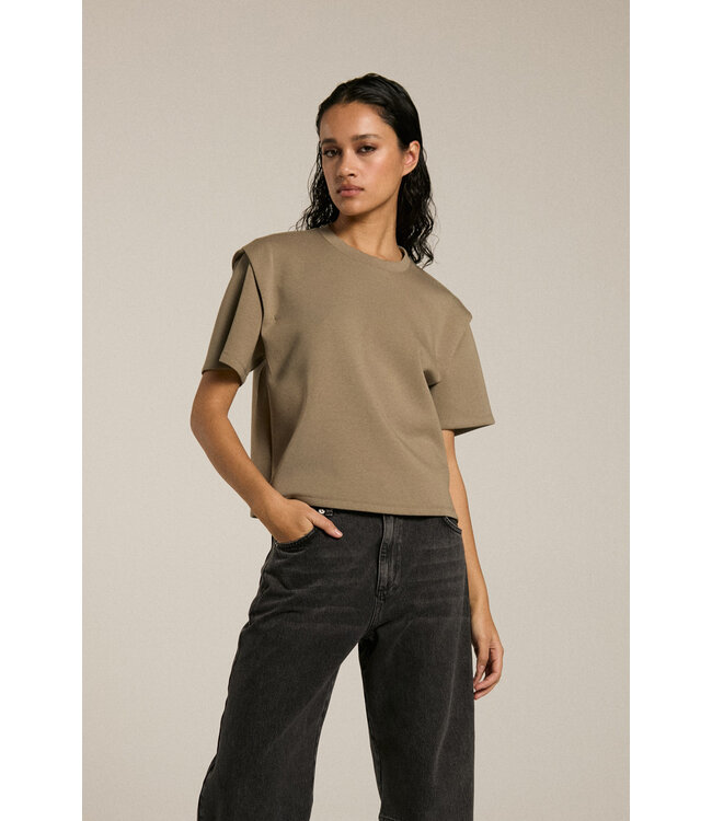 Homage Top With Shoulder Detail