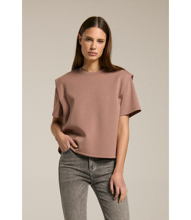 Homage Top With Shoulder Detail