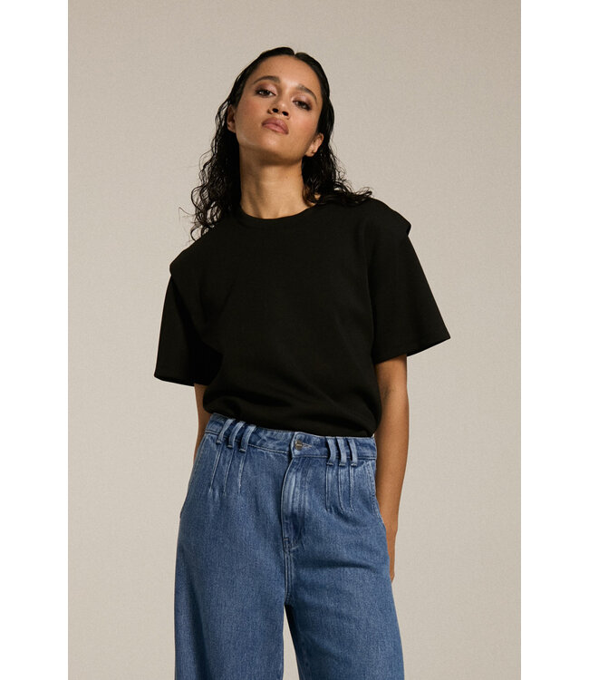 Homage Top With Shoulder Detail