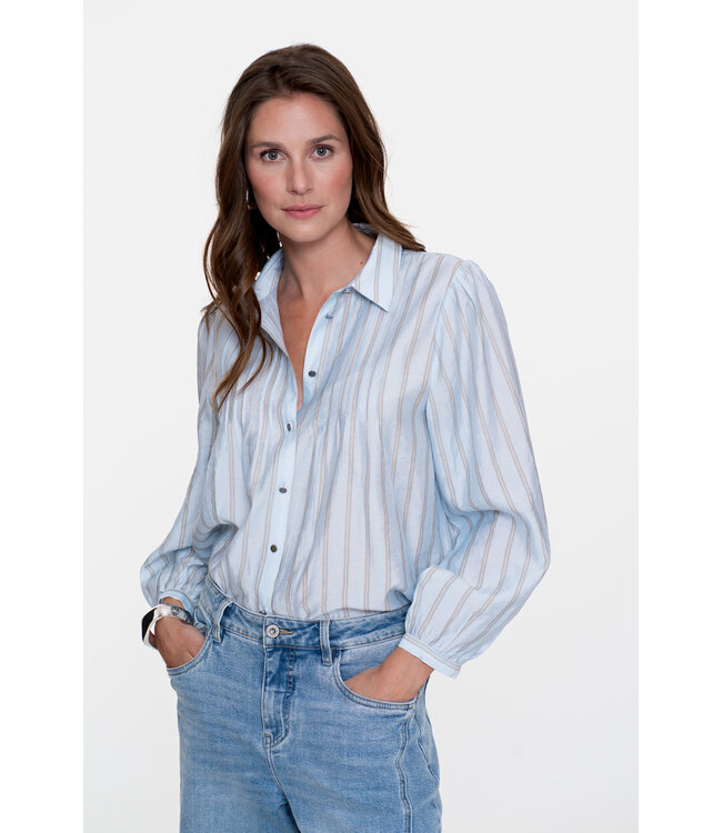 Geisha Blouse stripes