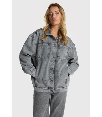 Alix the Label Damaged bull jacket