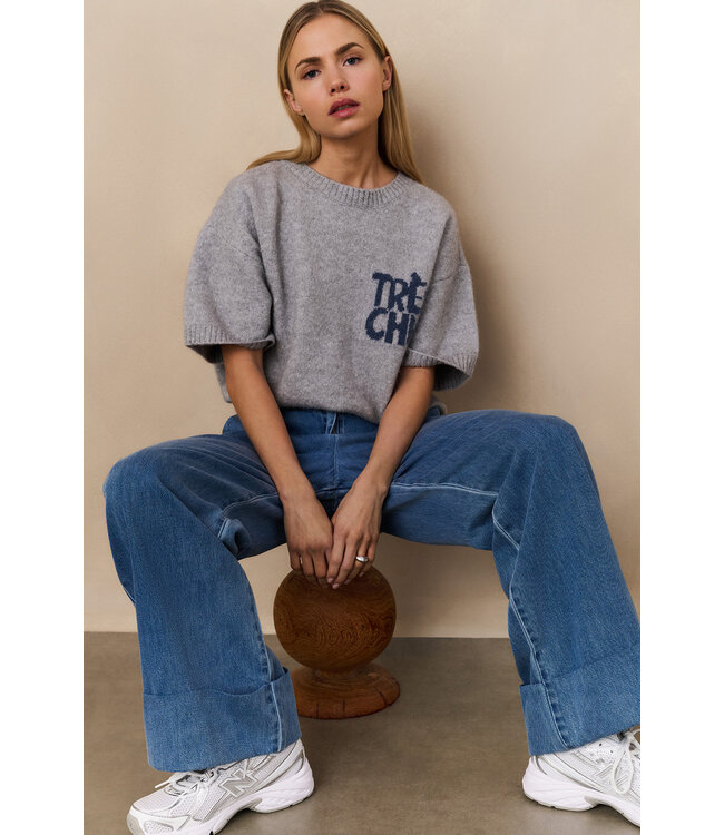 Yaya 01-000485-508 Short sleeve sweater