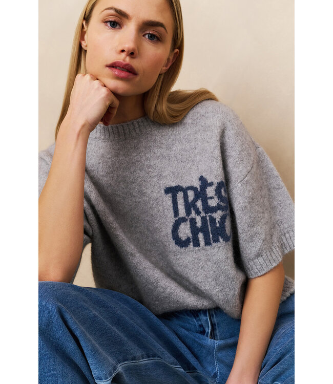 Yaya Short sleeve sweater